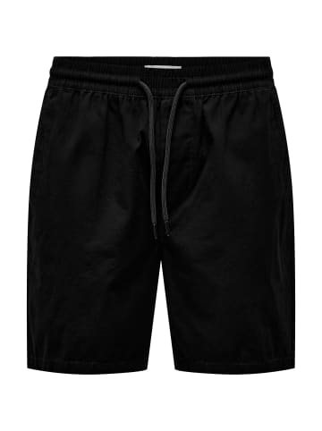 Only&Sons Shorts 'Tell Life 0119' in schwarz
