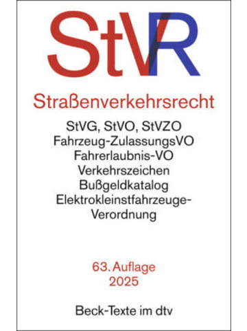 dtv Buch - Straßenverkehrsrecht. StVR