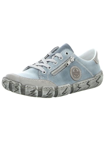 rieker Schnürschuhe in blau kombi
