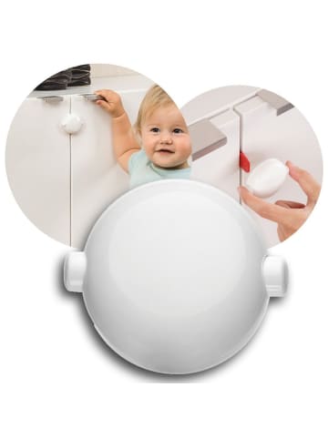 Reer Schrankschloss für Doppeltüren, weiß in Weiß ab 6 Jahre