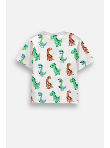 MOKIDA T-Shirt mit kurzen Ärmeln in weiß