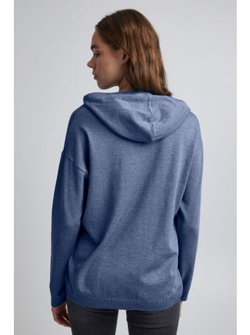 PULZ Jeans Kapuzenpullover in blau