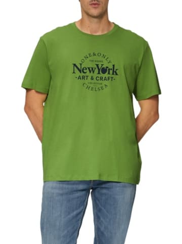 S. Oliver Rundhals T-Shirt für Herren in uni