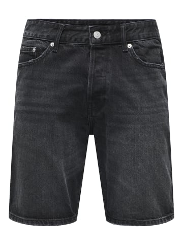 Only&Sons Shorts 'Edge' in schwarz