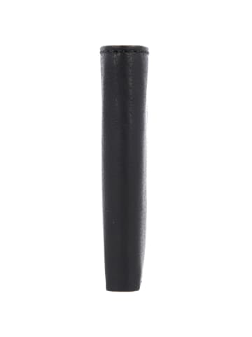 mano Don Simon Geldbörse Leder 11,5 cm in schwarz