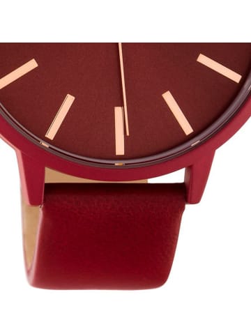 Oozoo Armbanduhr Oozoo Timepieces rot groß (ca. 42mm)