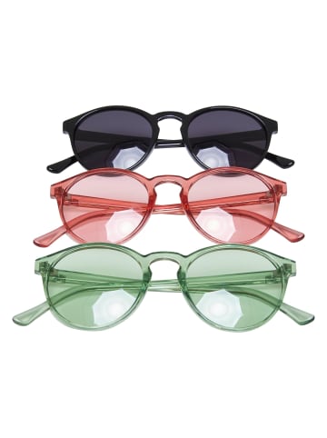 Urban Classics Sonnenbrillen in black/palepink/vintagegreen