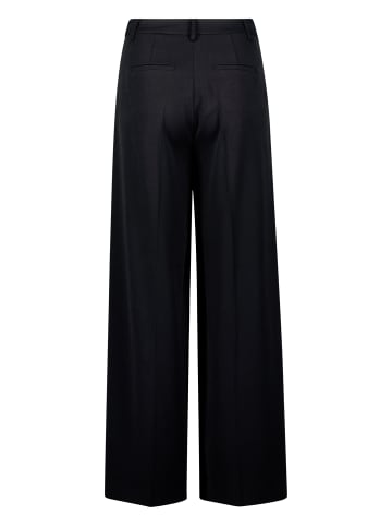 Zero Bundfaltenhose aus Viskose-Mix 32 Inch in Black Beauty