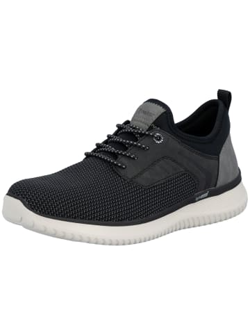 rieker Sportlicher Slipper in schwarz