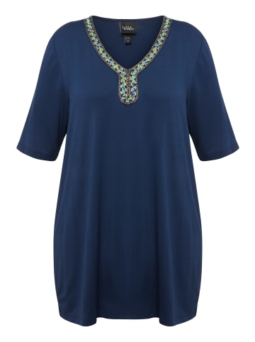 Ulla Popken Shirt in classic stahlblau