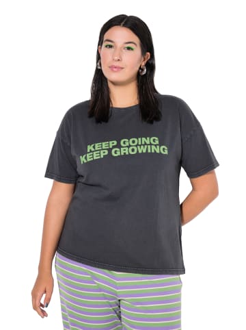 Studio Untold Shirt in anthrazit melange