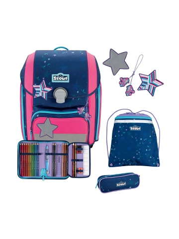 Scout Genius Schulranzen-Set 4-teilig in Pretty Star