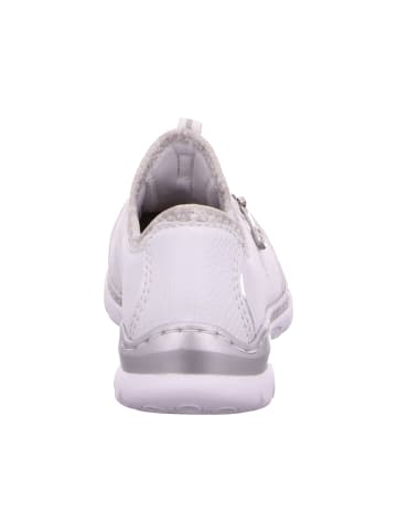 rieker Slipper in weiss/argento/silverflower