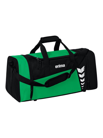 erima Six Wings Sporttasche in smaragd/schwarz