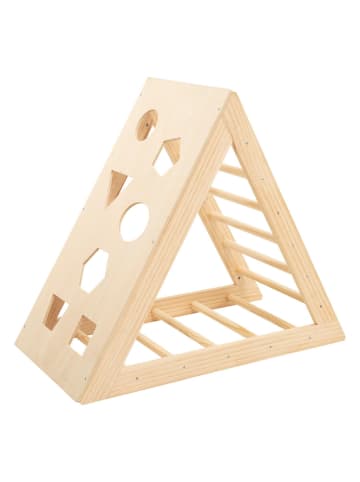 Atmosphera Créateur d'intérieur Holzspielzeug, Dreieck zum Klettern in Braun, (B) 43,5 x (H) 90 x (L) 78 cm