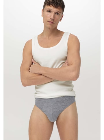 Hessnatur Slip Regular Cut 2er-Pack in grau