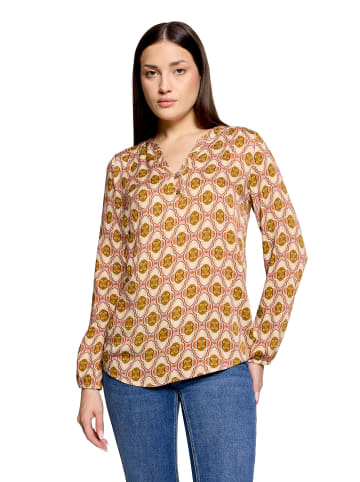 CARTOON Casual-Bluse mit Knöpfen in Brown/Rosé