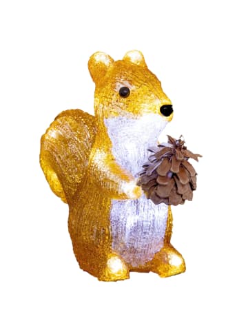 Fééric Lights and Christmas LED-Eichhörnchen für außen, 20 LED in Mehrfarben, 19,2 x 9 x 20 cm