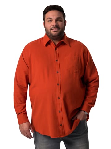 Men Plus Hemd in terracotta