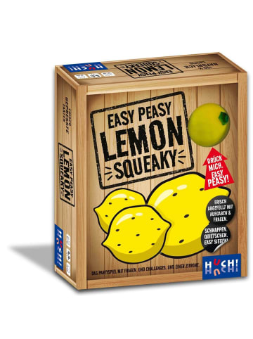 HUCH! Partyspiel Easy peasy lemon squeaky in Bunt