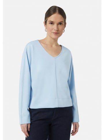 comma Sweatshirt langarm in Blau