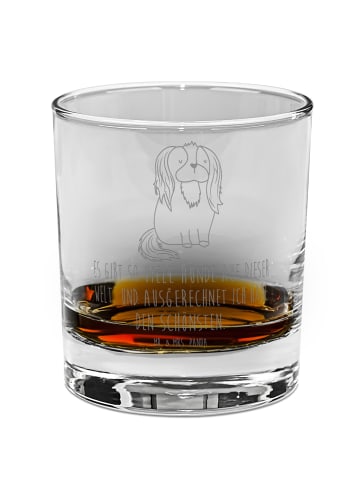 Mr. & Mrs. Panda Trinkglas Hund Cavalier King Charles Spaniel mi... in Transparent