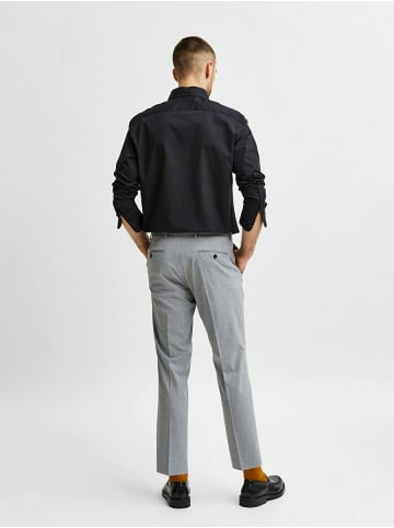 Selected Langarm Business Hemd für Herren in Schwarz