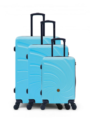 Les P´tites Bombes 3 tlg. Kofferset SERENA in Hellblau (95L/64L/37L)