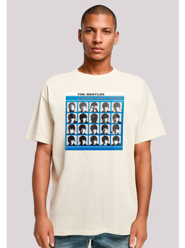 F4NT4STIC Oversize T-Shirt The Beatles Retro in sand