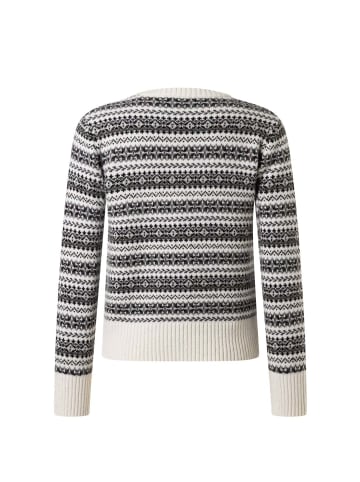 März Pullover in ecru schwarz - 0001