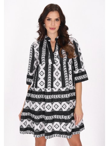 faina Women Dress in black white