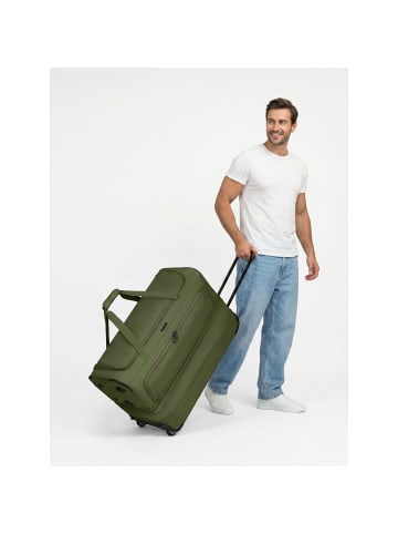 Redolz Duffle Essentials 2-Rollen Reisetasche 70 cm L mit Dehnfalte olive