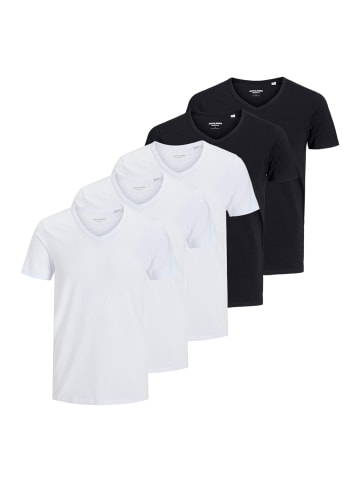 Jack & Jones T-Shirt Essentials in Weiß / schwarz