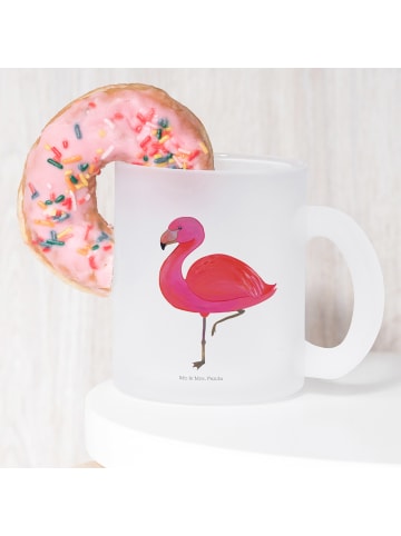 Mr. & Mrs. Panda Kaffeetasse Flamingo Classic ohne Spruch in Transparent
