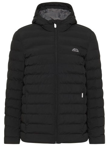 ICEBOUND Wattierte Steppjacke in Schwarz