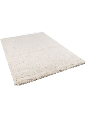 Pergamon Hochflor Langflor Shaggy Teppich Luxury in Wollweiss