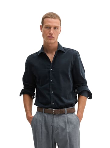 Marc O'Polo Cord-Hemd shaped in Dark Navy