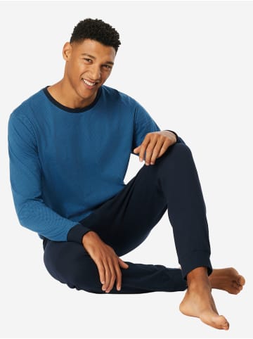 Schiesser Pyjama Nightwear Serie in aquarium