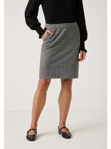 More & More gerader Stretch-Schlupfrock in small pepita jersey