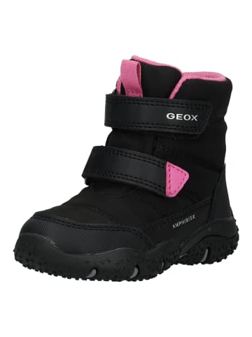 Geox Stiefelette Schwarz/Pink