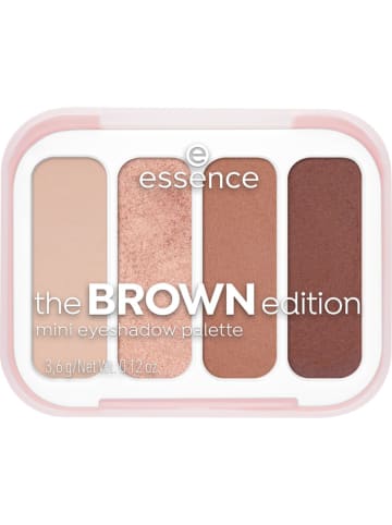 essence Mini-Lidschattenpalette – The Brown Edition