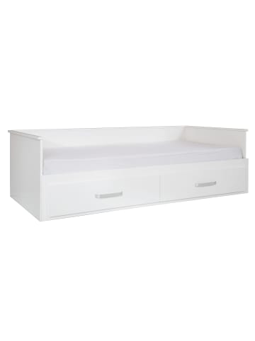 roba Moritz' Tagesbett, ausziehbar zum Doppelbett mit 2 Schubladen - Weiß