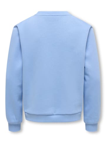 KIDS ONLY Sweatshirt Rundhals Schriftzug Kogmonja in bel air blue only