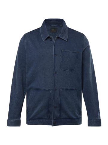 JP1880 Sweatjacke in dark blue denim