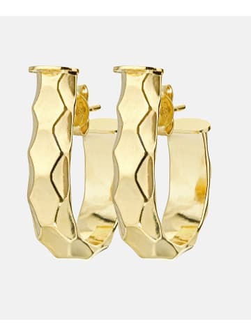 Vanlere Creolen aus 375 Gelbgold