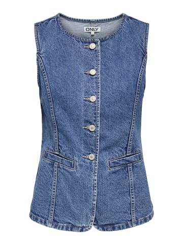 ONLY Top in Medium Blue Denim