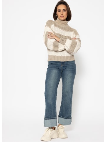 SASSYCLASSY Rollkragenpullover in Beige