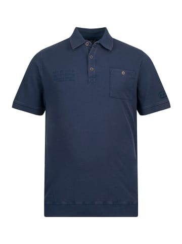 JP1880 Poloshirt in mattes nachtblau