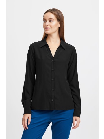 b.young Langarmbluse BYHUBBA REG SHIRT - 20813836 in schwarz