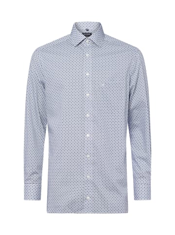 OLYMP Hemd in weiß blau